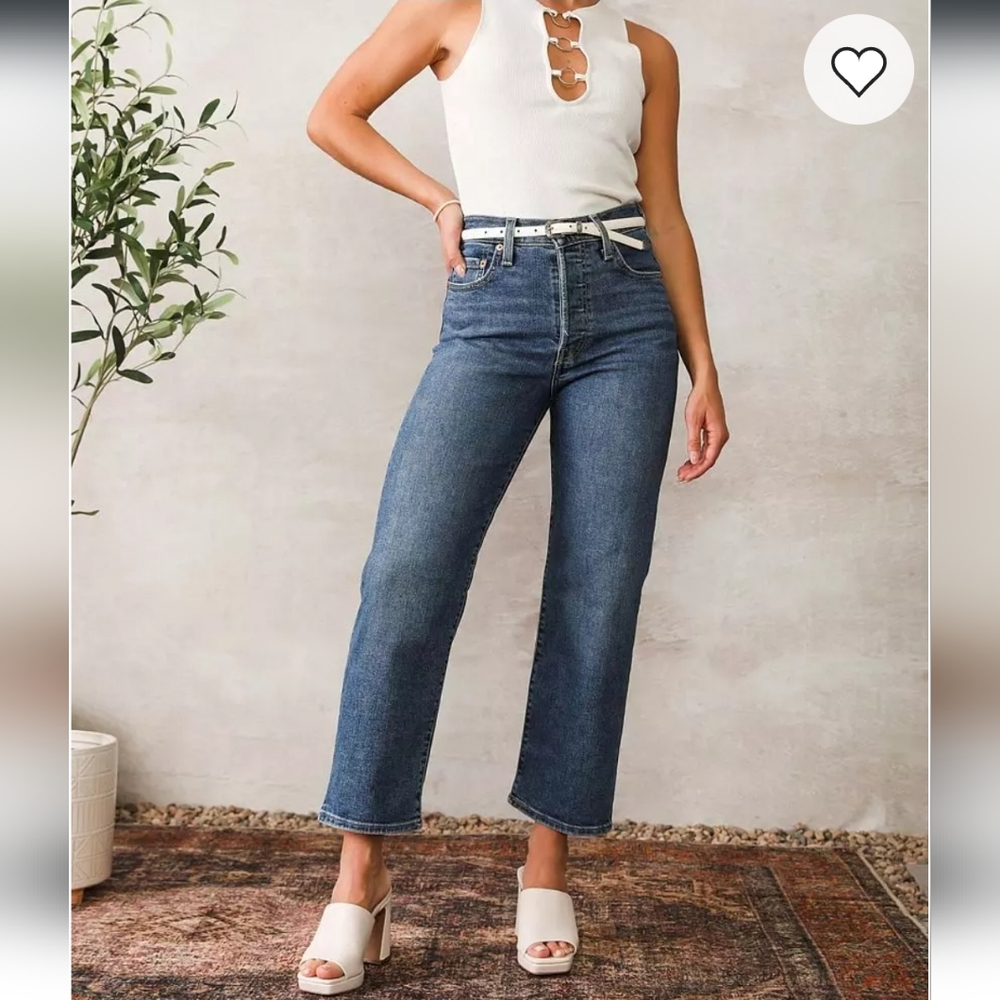 Levi's Ribcage Ankle Straight Jeans, 24x27